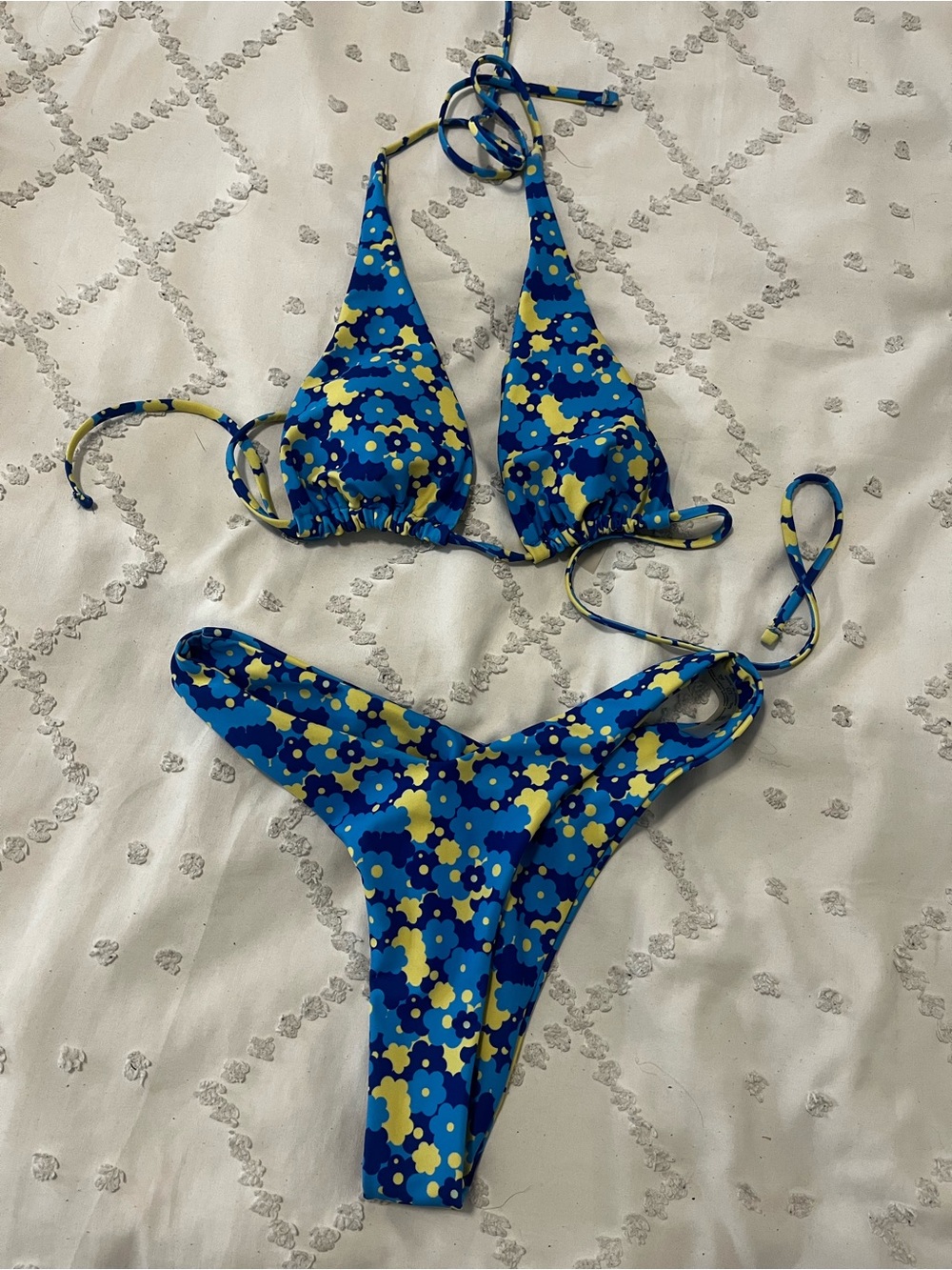 Shein floral bikini